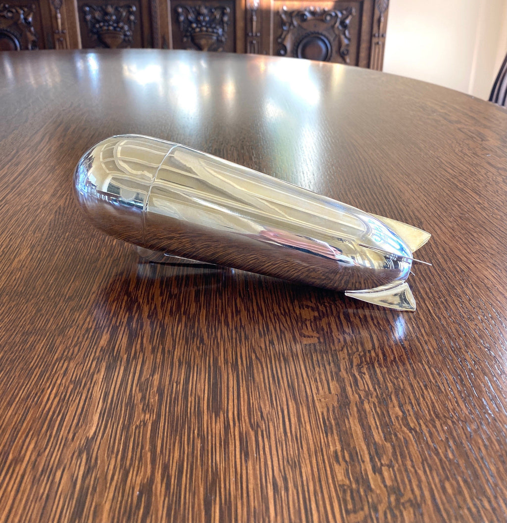 Zeppelin Blimp Cocktail Shaker, Zeppelin Shaker by James Deakin & Sons