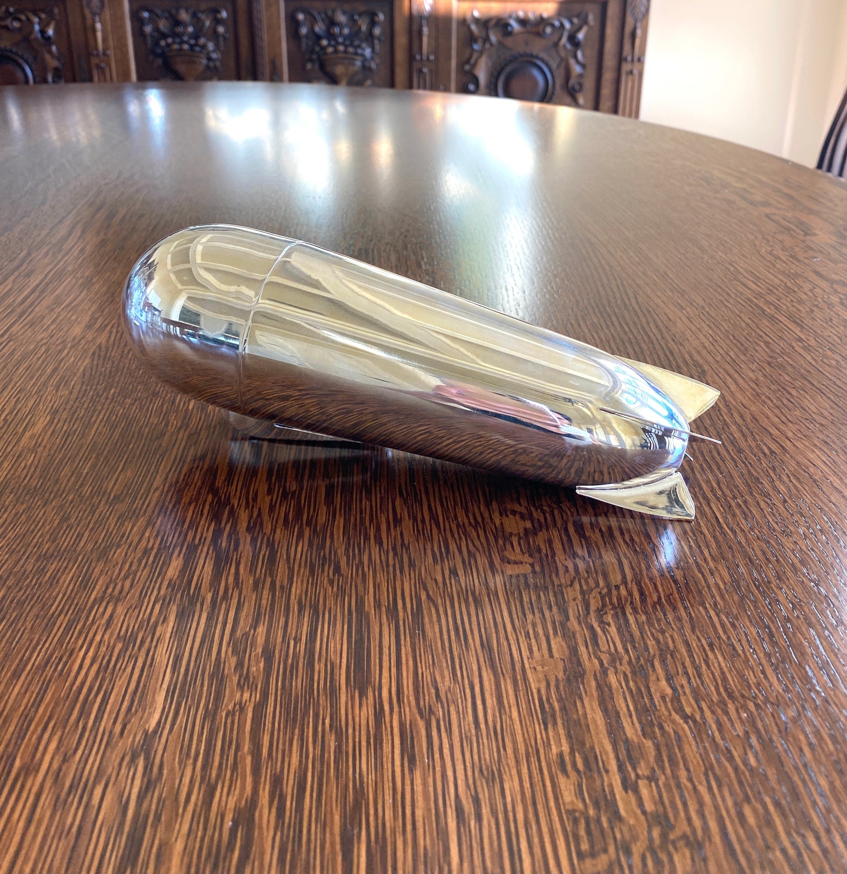 Zeppelin Blimp Cocktail Shaker, Zeppelin Shaker by James Deakin & Sons