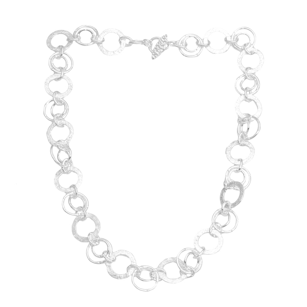 925 Sterling Silver Modern Chain Necklace - Stellar Rings