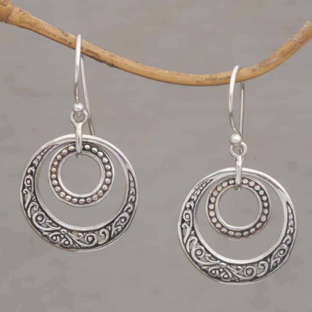 Sterling Silver Dangle Earrings - Dreamy Wanderer