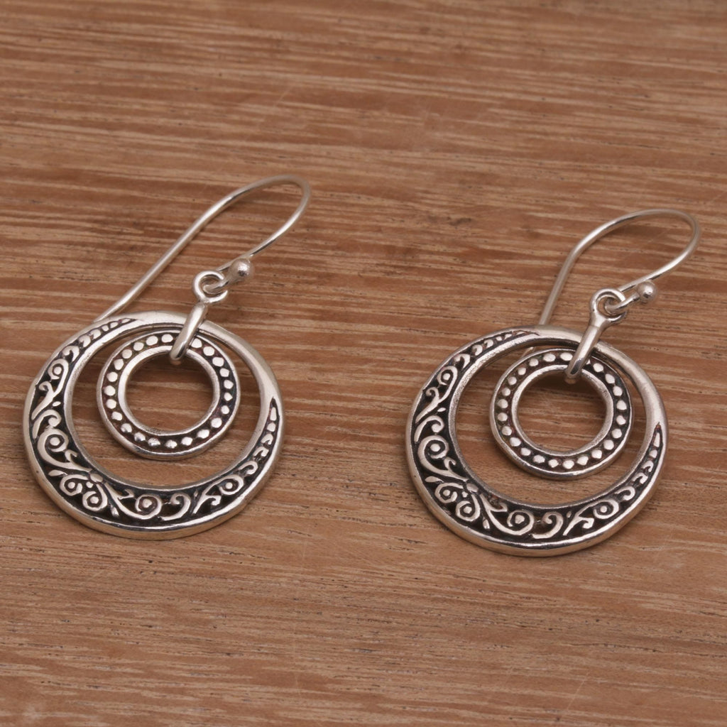 Sterling Silver Dangle Earrings - Dreamy Wanderer