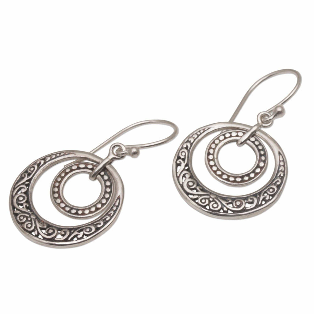 Sterling Silver Dangle Earrings - Dreamy Wanderer