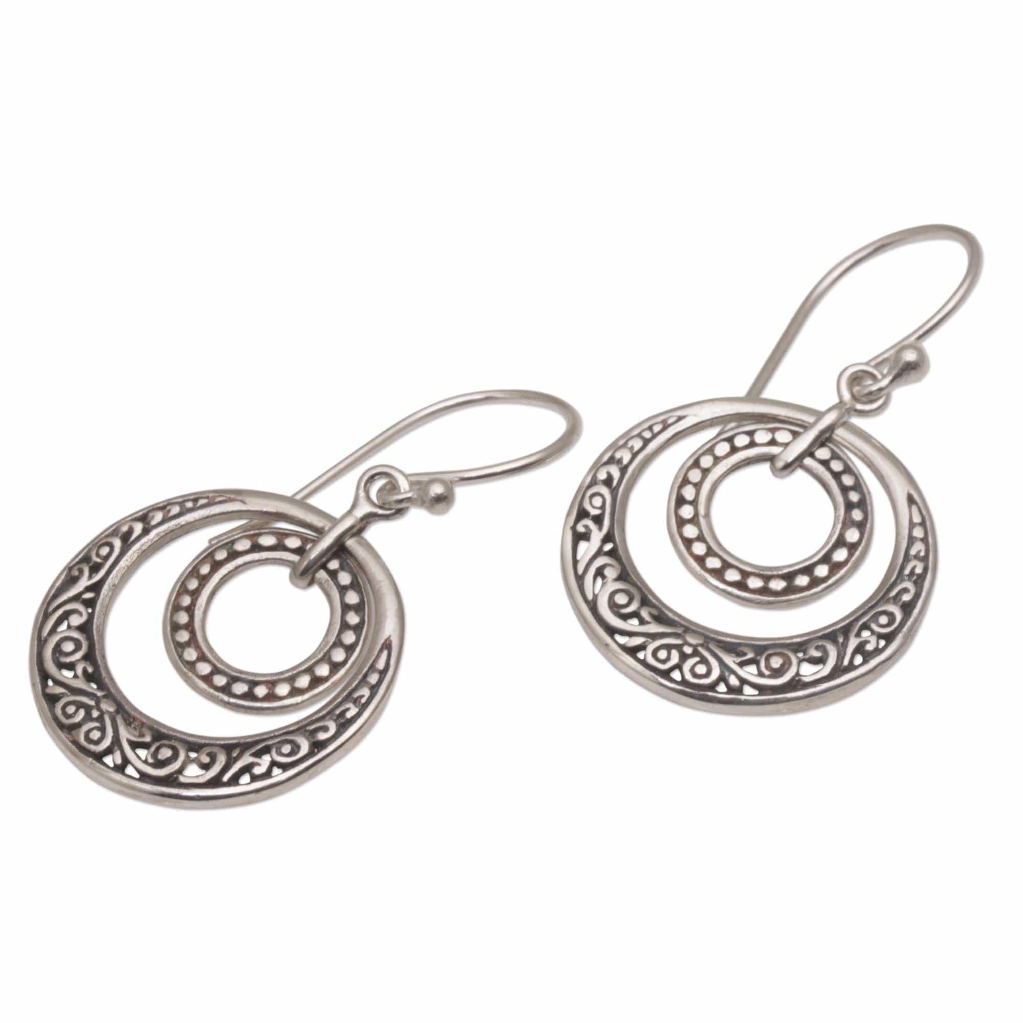 Sterling Silver Dangle Earrings - Dreamy Wanderer