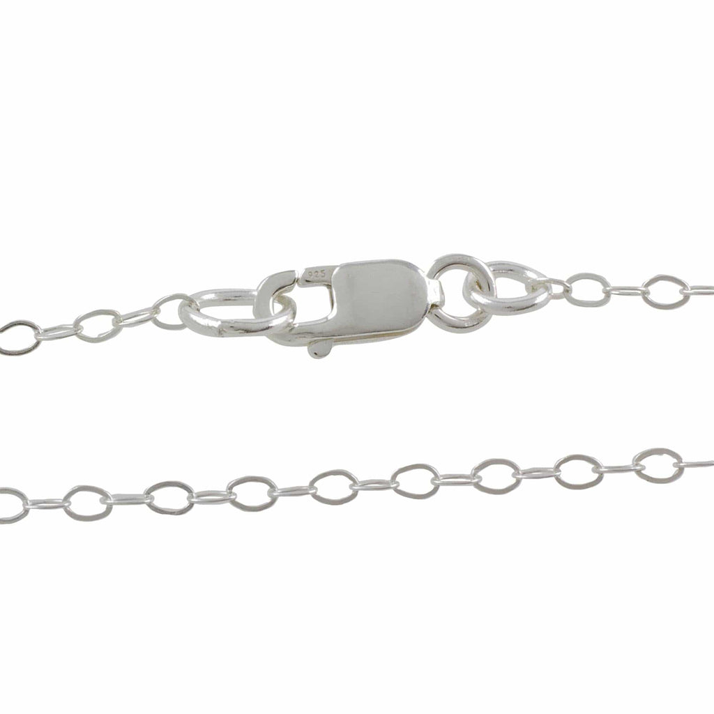Sterling Silver Modern Bar Pendant Necklace - Linear Modern